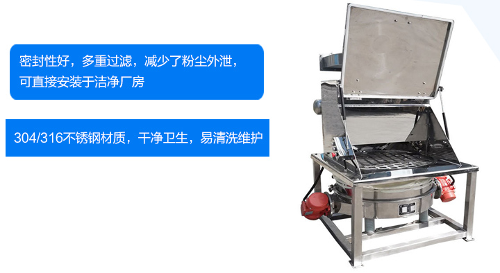 無塵投料站具備密封無塵、易清洗等特點(diǎn)